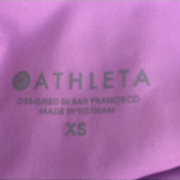 Athleta Fuchsia Leggings With Pockets Size XS - Picture 7 of 9